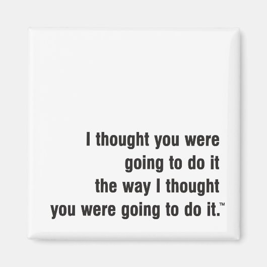 Magnet de pensée (Devant)