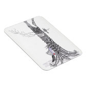 Magnet de petite fille mignon 3" x 4" (Côté Droit)