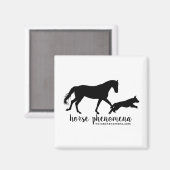 Magnet de Phénomène de cheval (Recto/Verso)