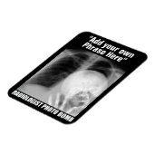 MAGNET DE PHOTO DE BOMBE RADIOLOGISTE PERSONNALISA (Côté Gauche)