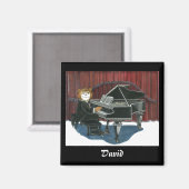 Magnet de piano personnalisé (Recto/Verso)