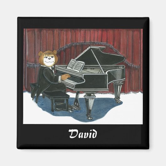 Magnet de piano personnalisé (Devant)