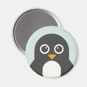 Magnet de pingouin mignon (Recto/Verso)