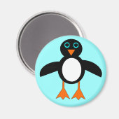 Magnet de pingouin mignon (Recto/Verso)