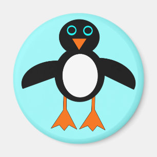 Magnet de pingouin mignon