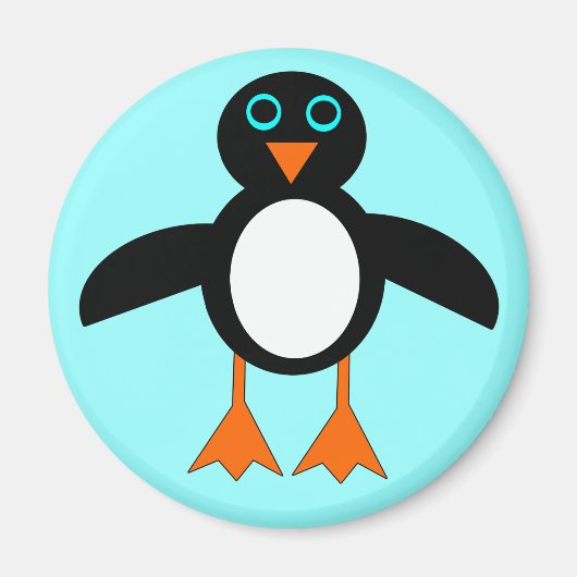 Magnet de pingouin mignon (Devant)