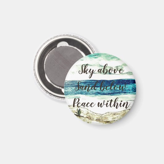 Magnet de plage (Recto/Verso)