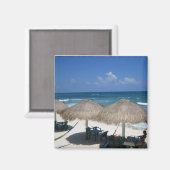 Magnet de plage de Cozumel (Recto/Verso)