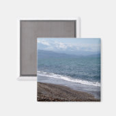 Magnet de plage d'hiver (Recto/Verso)