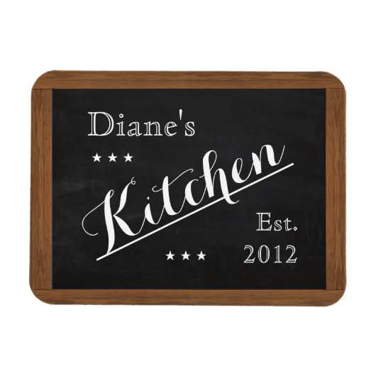 Magnet de plateau de cuisine (personnalisable) (Horizontal)