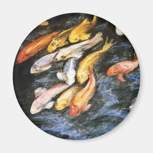 Magnet de poissons de Koi (Devant)