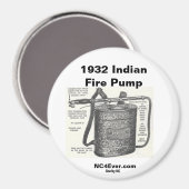 Magnet de pompe indienne 1932 (Recto/Verso)