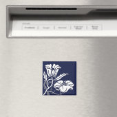 Magnet de Poppies Beardsley bleu (In Situ (Lave-vaisselle))