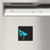 Magnet de Poppy bleu (In Situ (Lave-vaisselle))