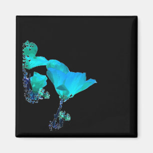Magnet de Poppy bleu