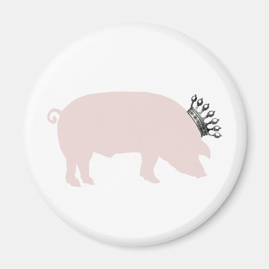 Magnet de porc royal (Devant)