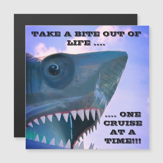 MAGNET DE PORTE DE CROISIÈRE À REQUINS (Devant / Derrière)