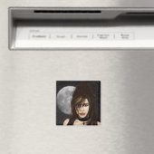 Magnet de portrait de nuit (In Situ (Lave-vaisselle))
