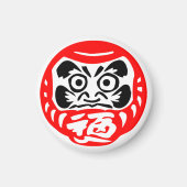Magnet de poupée Daruma (Devant)