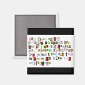 Magnet de prière de sérénité (Recto/Verso)