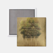 Magnet de prière de sérénité (Recto/Verso)