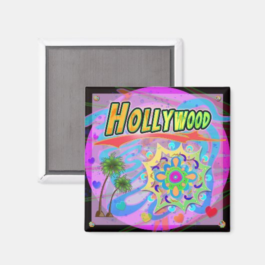 Magnet de progression d'Hollywood (Recto/Verso)