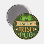 Magnet de pub irlandais personnalisé St. Patrick's (Recto/Verso)