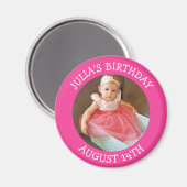 Magnet de rappel d'anniversaire personnalisé (Recto/Verso)