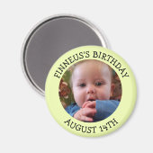 Magnet de rappel d'anniversaire personnalisé (Recto/Verso)