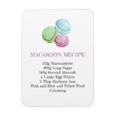 MAGNET DE RÉCEPTION DE MACARON CUISINE FLEXIBLE DE (Vertical)