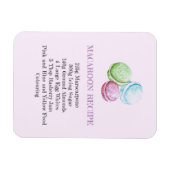 MAGNET DE RÉCEPTION DE MACARON CUISINE FLEXIBLE DE (Horizontal)