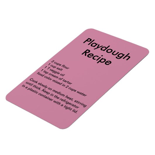 Magnet de recette de lecture (Côté Gauche)