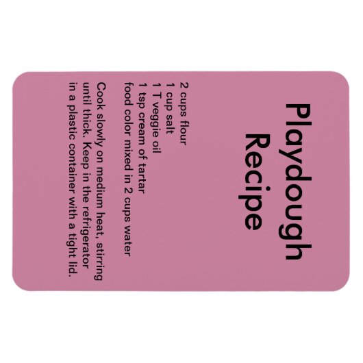 Magnet de recette de lecture (Horizontal)