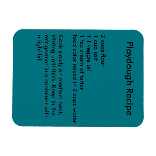 Magnet de recette de lecture (Horizontal)