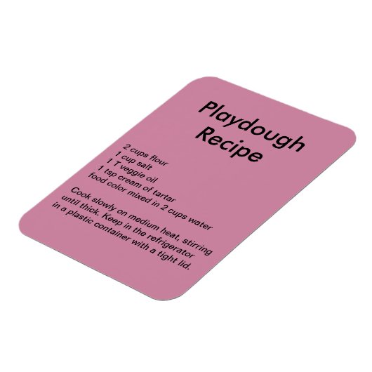 Magnet de recette de lecture (Côté Gauche)