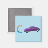 Magnet de réfrigérateur de voiture (Recto/Verso)