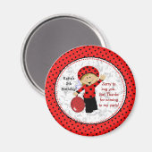 Magnet de réfrigérateur Ladybug (Recto/Verso)