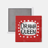 Magnet de réfrigérateur Queen Drama (Recto/Verso)