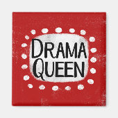 Magnet de réfrigérateur Queen Drama (Devant)