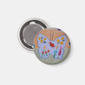 Magnet de rêve papillon (Recto/Verso)