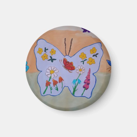 Magnet de rêve papillon (Devant)