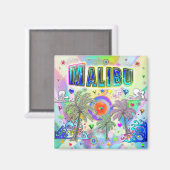 Magnet de rêve profond de Malibu (Recto/Verso)