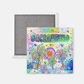 Magnet de rêve profond de Sacramento (Recto/Verso)