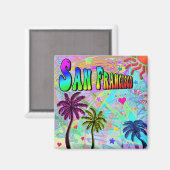 Magnet de romance de San Francisco Vivid (Recto/Verso)