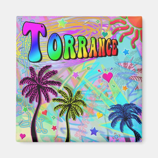 Magnet de romance vif de la torrance (Devant)