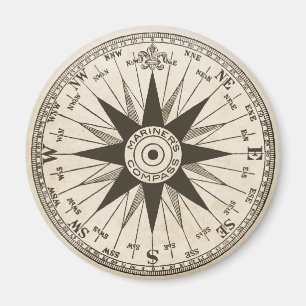 Magnet de Rose vintage Compass