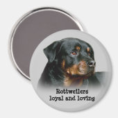 Magnet de Rottweiler (Recto/Verso)