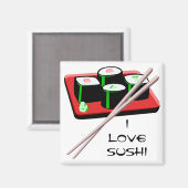 Magnet de rouleaux de sushi personnalisable (Recto/Verso)