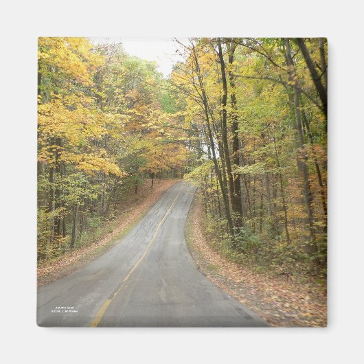 Magnet de route d'automne (Devant)
