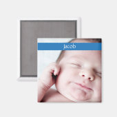 Magnet de ruban (bleu foncé) (Recto/Verso)